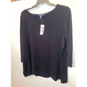 Womens Karen Scott Sweater Black 2X NWT